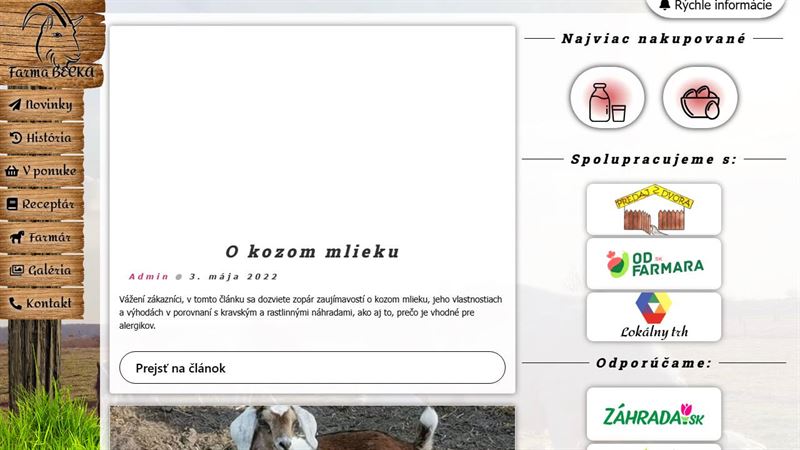 Kozia farma Becka