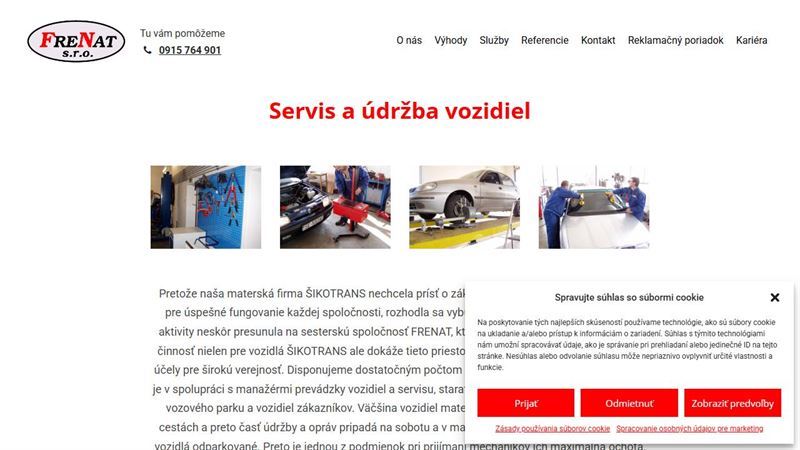 Autoservis a pneuservis Frenat