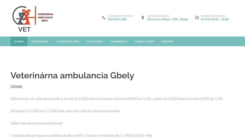 Veterinárna ambulancia