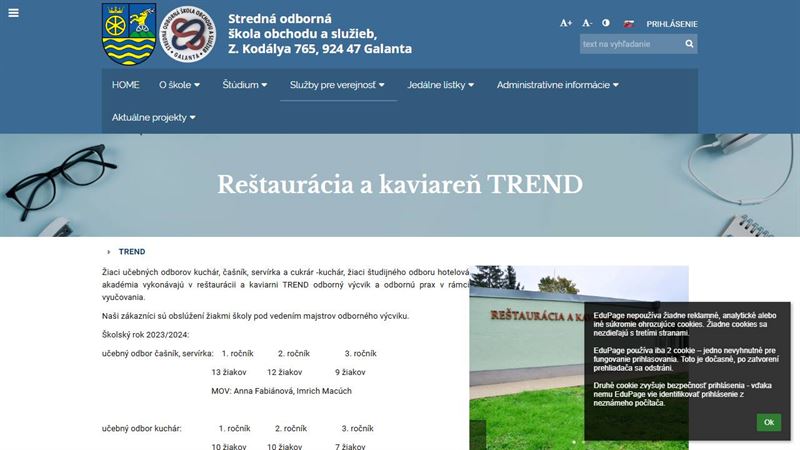 tt_node_4914104952 Reštaurácia a kaviareň Trend