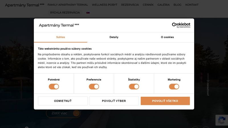 Apartmány Termál