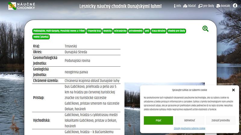 tt_node_9471796084 Pozývame Vás na návštevu lesníckeho náučného chodníka Dunajskými luhmi