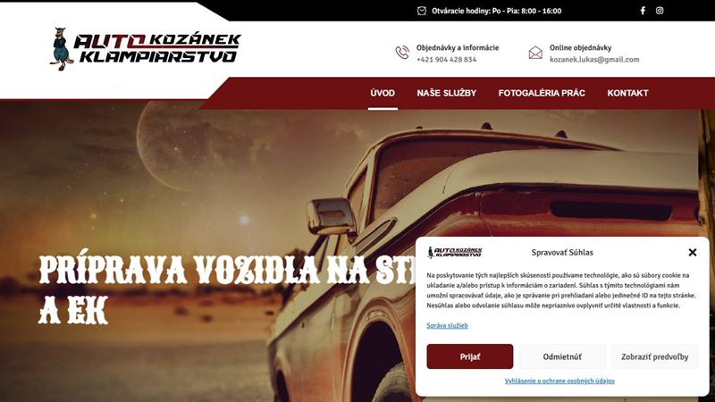 Autoklampiarstvo Kozánek