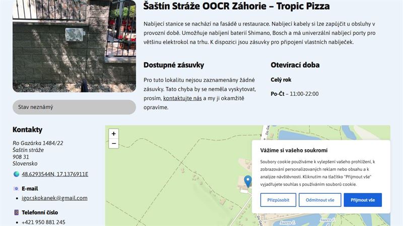 Šaštín Stráže OOCR Záhorie - Tropic Pizza