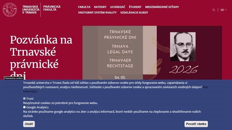 Právnická fakulta Trnavskej univerzity