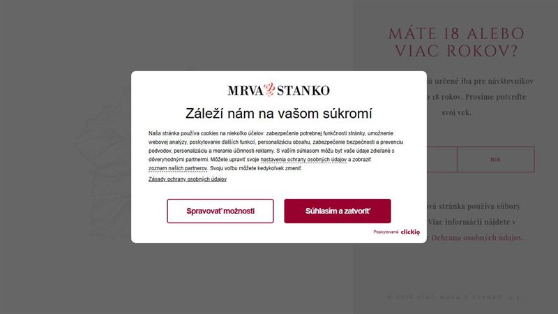 Víno Mrva&Stanko
