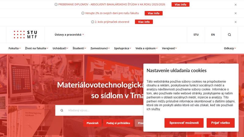 Materiálovotechnologická fakulta STU