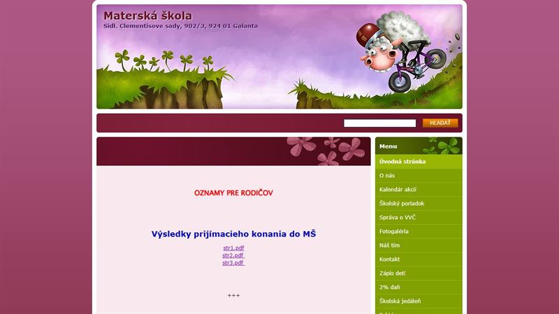 tt_way_496487396 Materská škola Sídlisko Clementisove sady