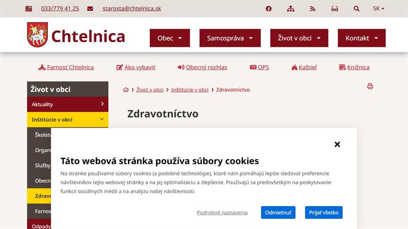 Zdravotné stredisko Chtelnica