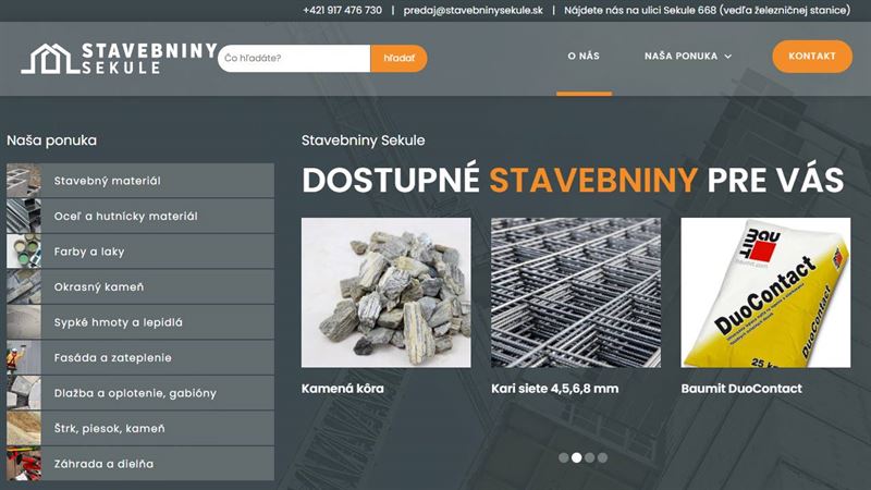 Stavebniny Sekule
