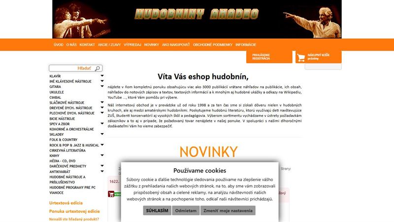 Hudobniny Amadeo