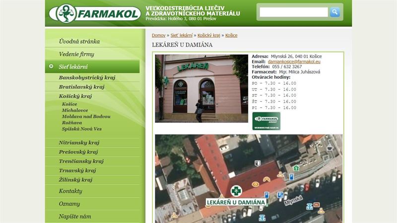 Lekáreň u Damiána