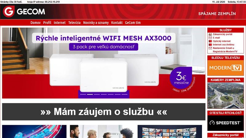 website_00106 GeCom s.r.o