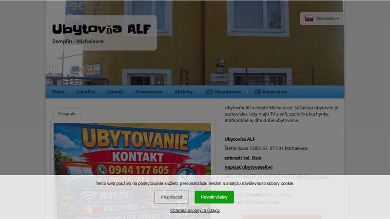 Ubytovňa Alf