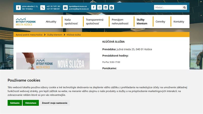 website_00289 Kľúčová služba BPMK