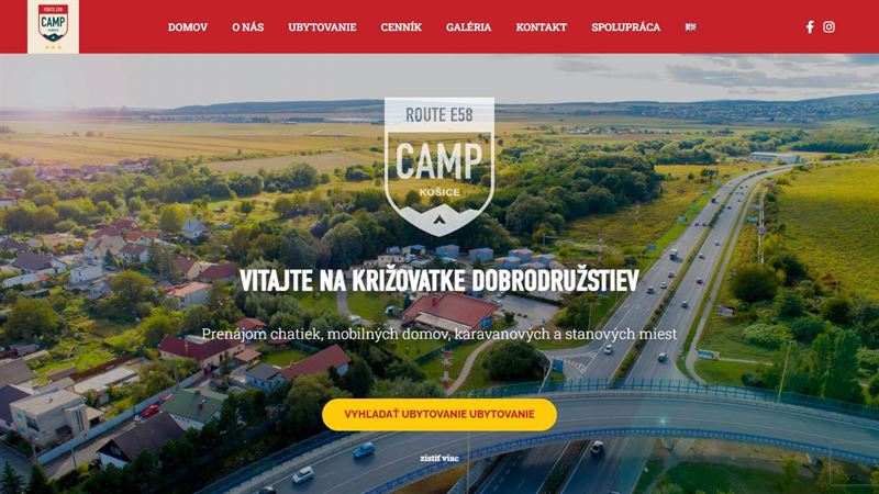 website_00297 Camp Košice - Route E58