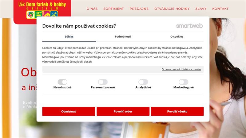 website_00311 Váš dom farieb & hobby centrum