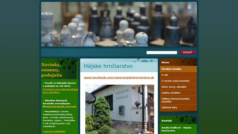 Amália Holíková - Hájske hrnčiarstvo