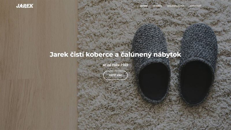 website_00423 Jarek - čistiareň kobercov
