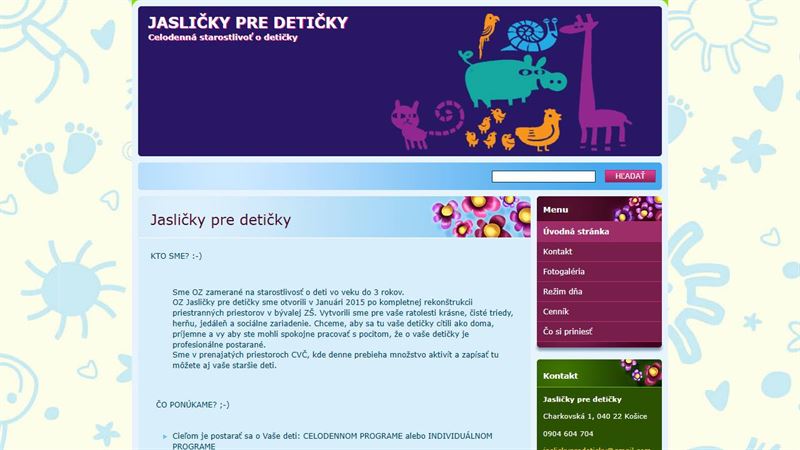 Jasličky pre detičky