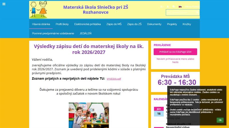 website_00513 Materská škola Slniečko