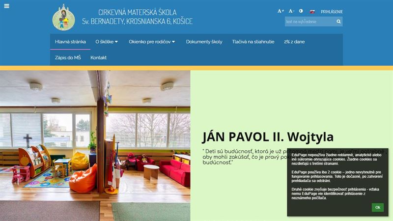Cirkevná materská škola sv. Bernadety
