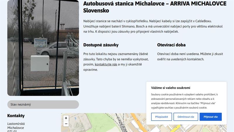 Autobusová stanica Michalovce - ARRIVA MICHALOVCE Slovensko