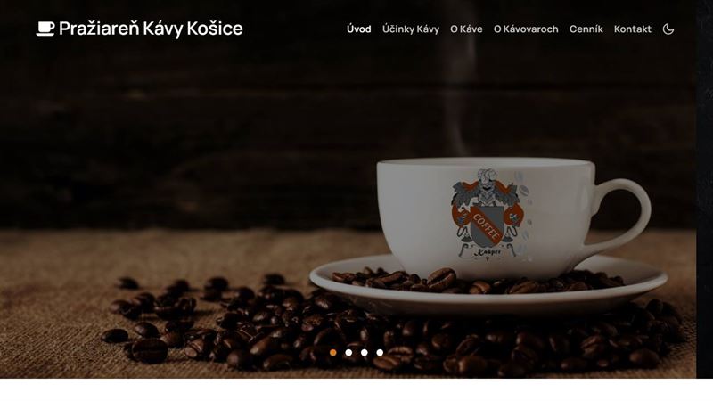 website_00586 Pražiareň kávy