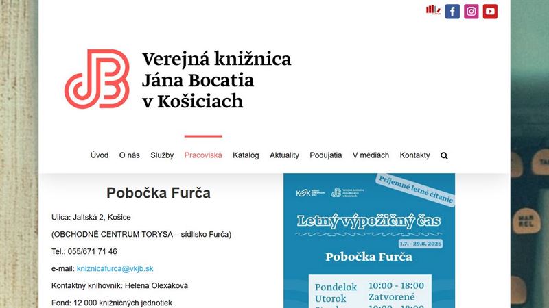 website_00703 Verejná knižnica Jána Bocatia