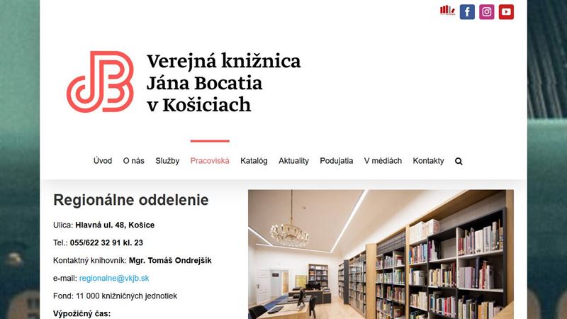 Regionálne oddelenie VKJB