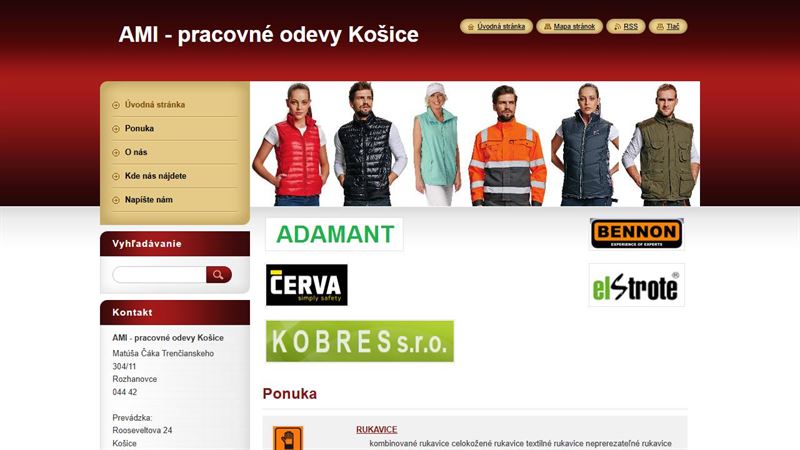 Pracovné odevy AMI