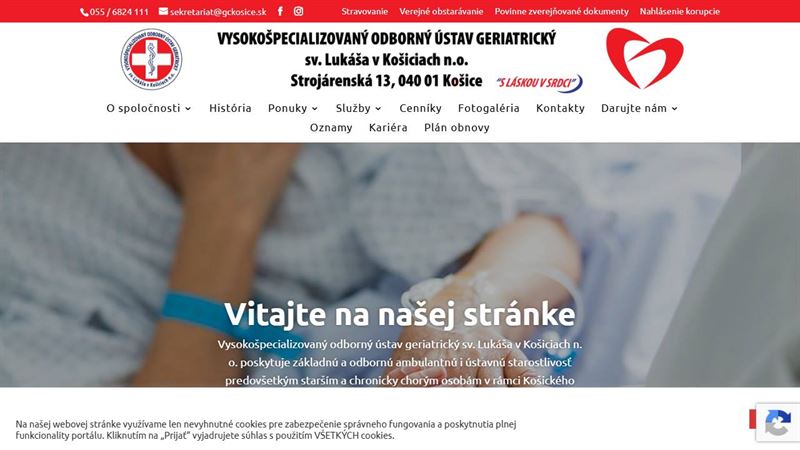 Vysokošpecializovaný odborný ústav geriatrický sv. Lukáša v Košiciach n. o.