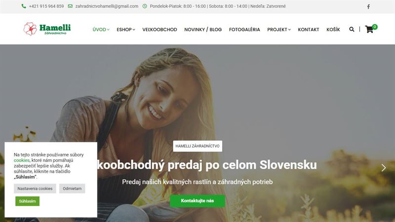 website_01119 Hamelli Záhradníctvo