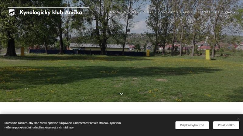 website_01254 Kynologický klub Anička