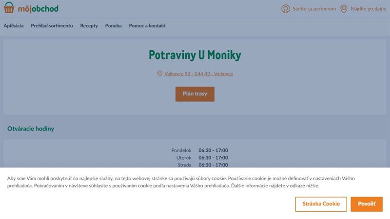 Potraviny U Moniky