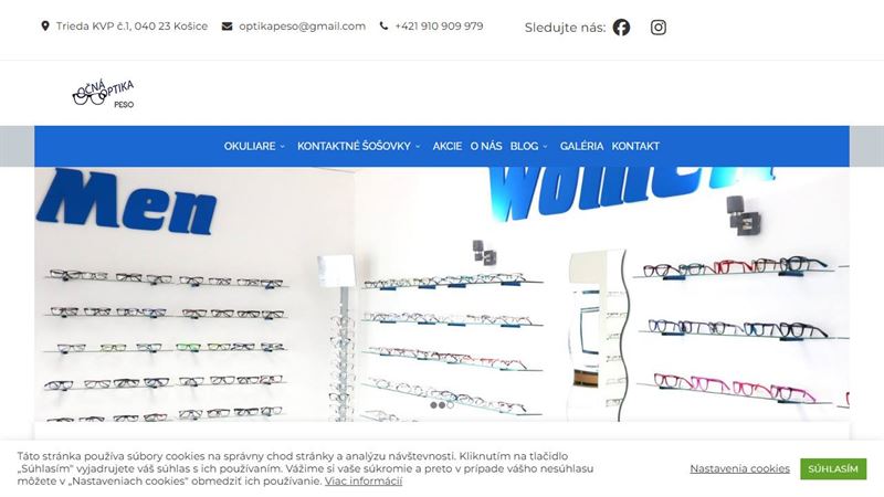 website_01468 Očná Optika PESO