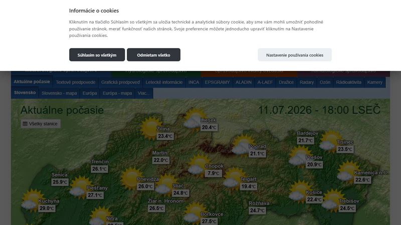 website_01703 Slovenský hydrometeorologický ústav