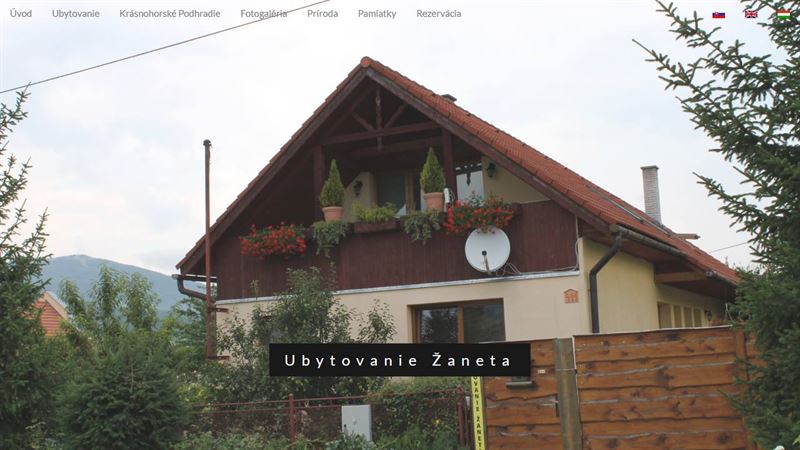 Ubytovanie Žaneta