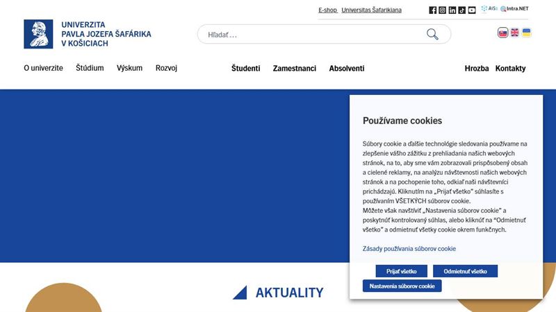 Študentský domov UPJŠ