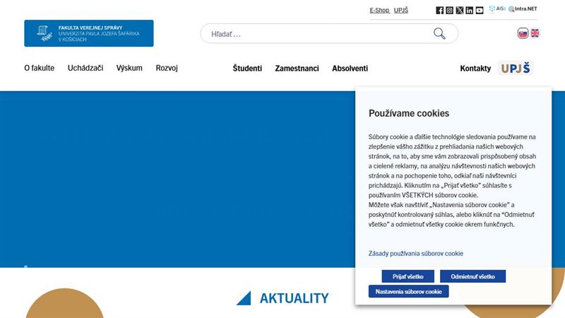Fakulta verejnej správy UPJŠ