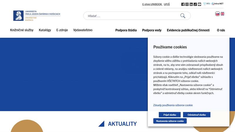 website_01866 Univerzitná knižnica UPJŠ