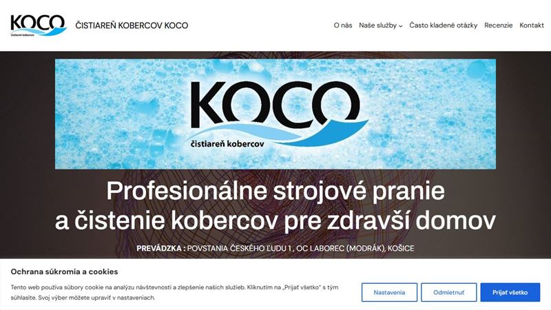 Čistiareň kobercov KOCO