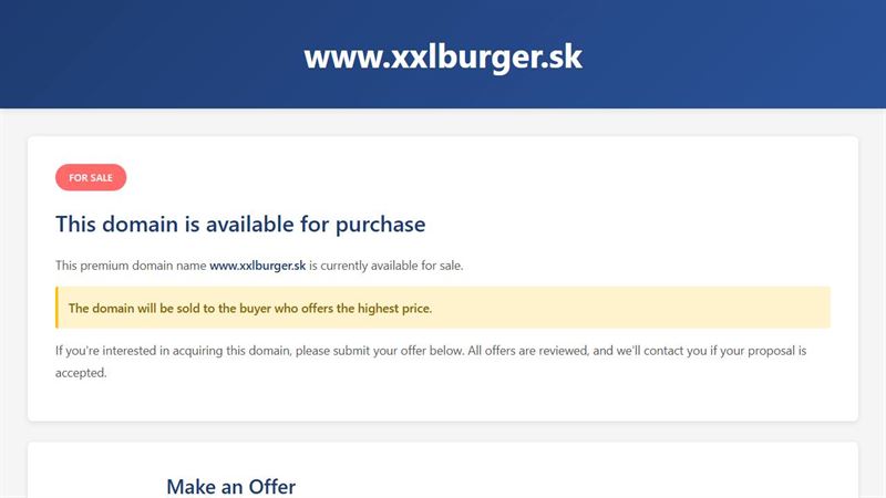 XXL burger