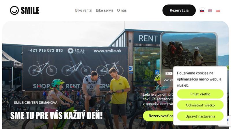 SKI&BIKE CENTER SMILE Demänová