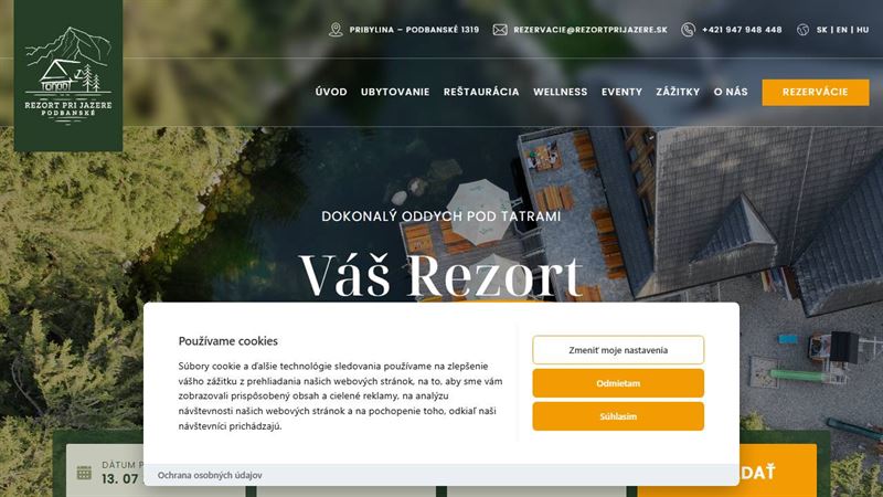 Rezort pri jazere