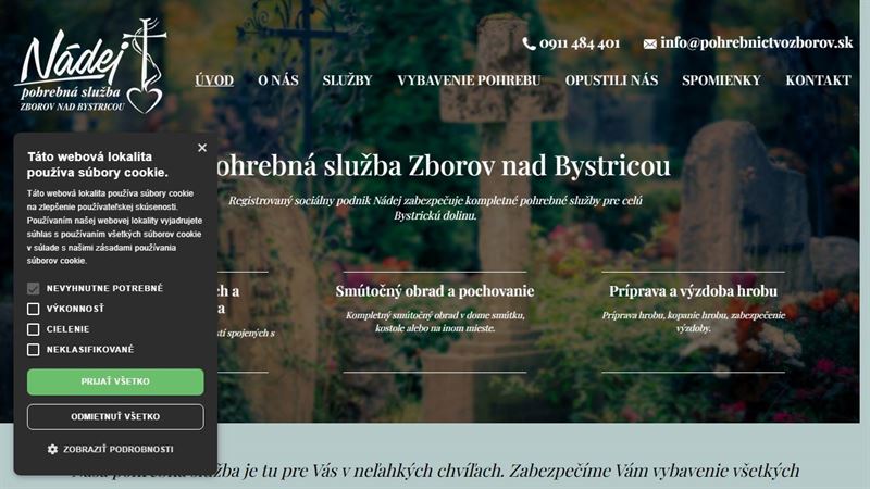 Pohrebná služba Nádej