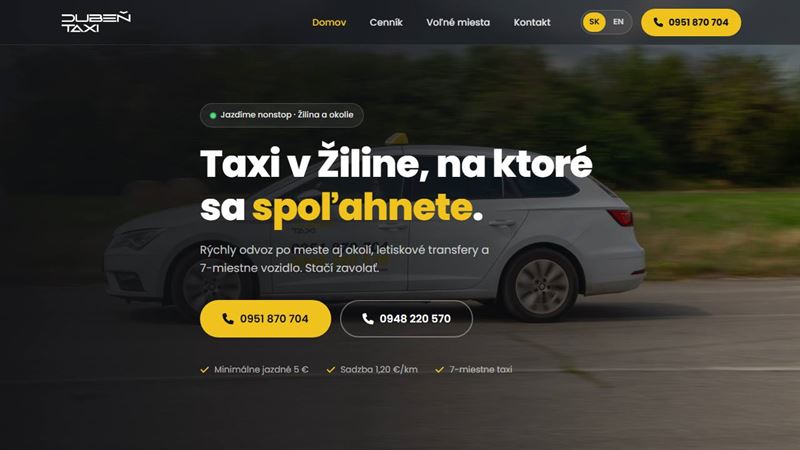 TAXI DUBEŇ | Žilina