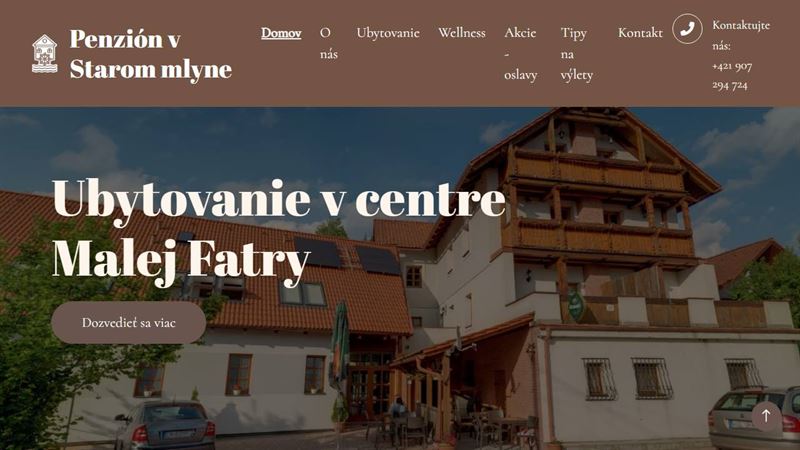 Penzión v Starom mlyne