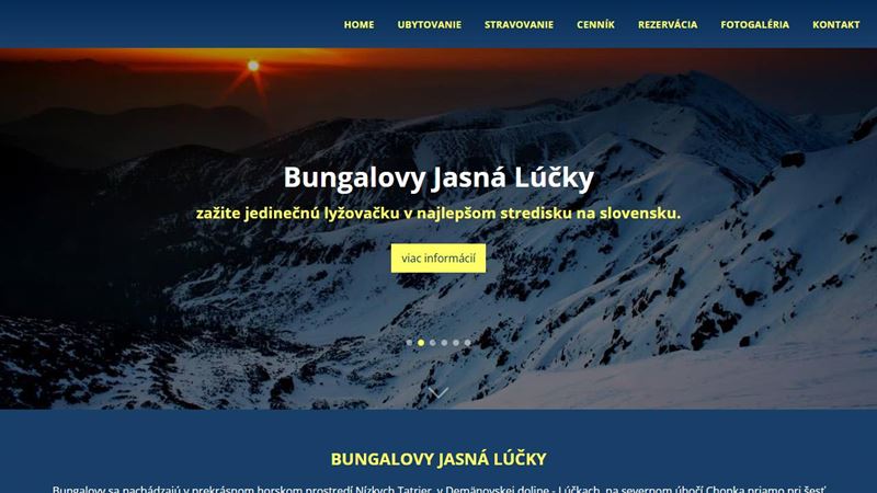 Bungalovy Jasná Lúčky