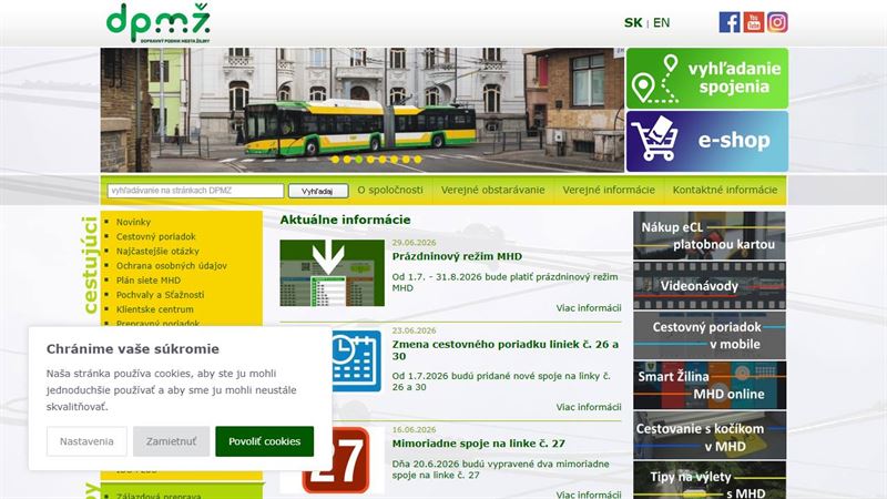 Klientske centrum DPMŽ